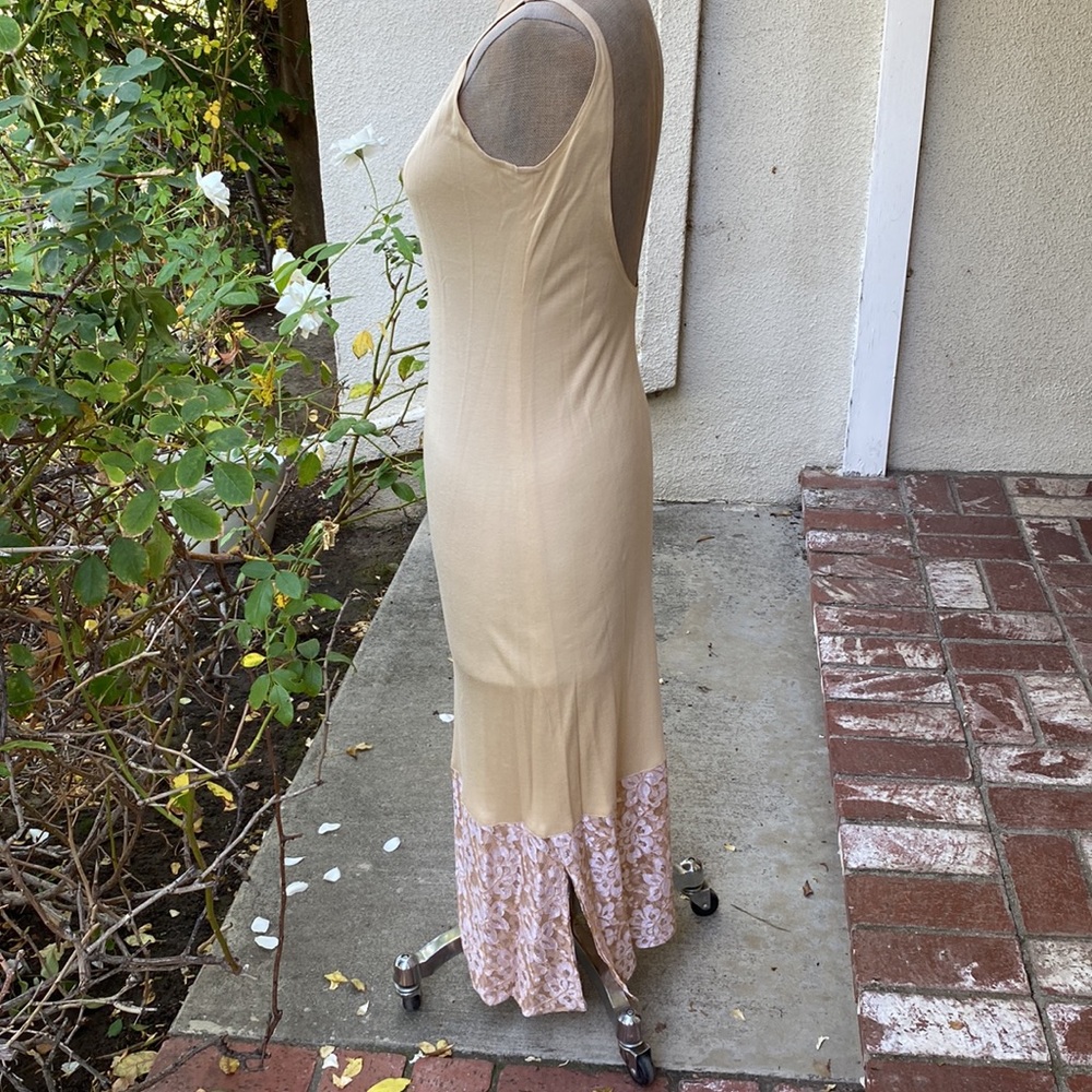 FINAL FRENCH ROSE VINTAGE LACE DRESS - Picture 14 of 15